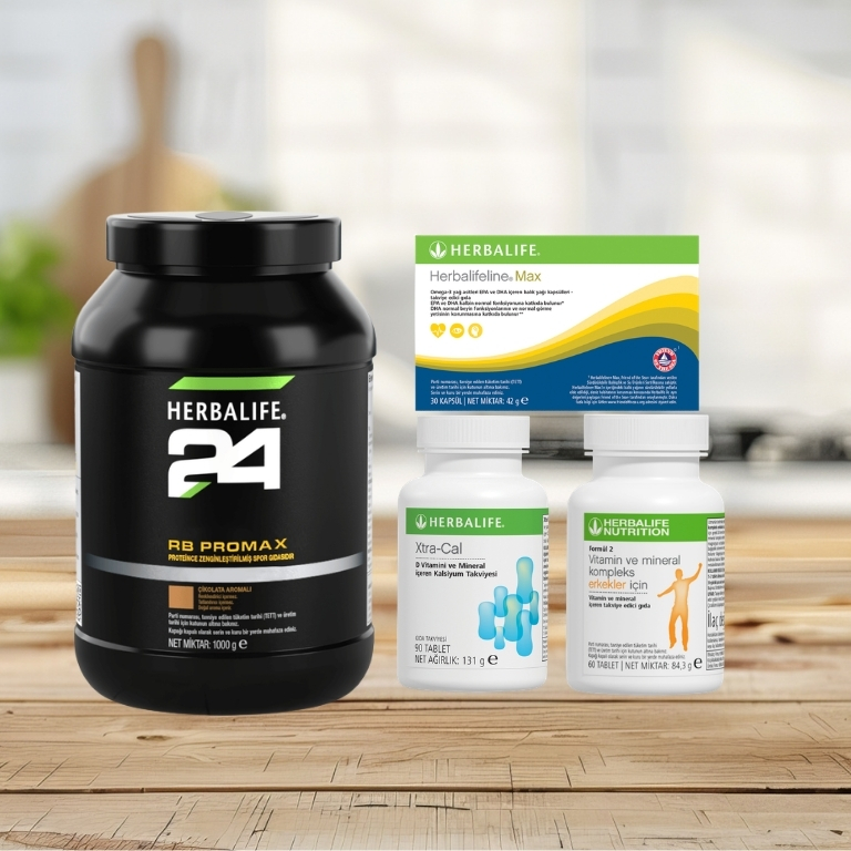 10 Herbalife Başlangıç Erkek Beslenme Paketi - Görsel 1