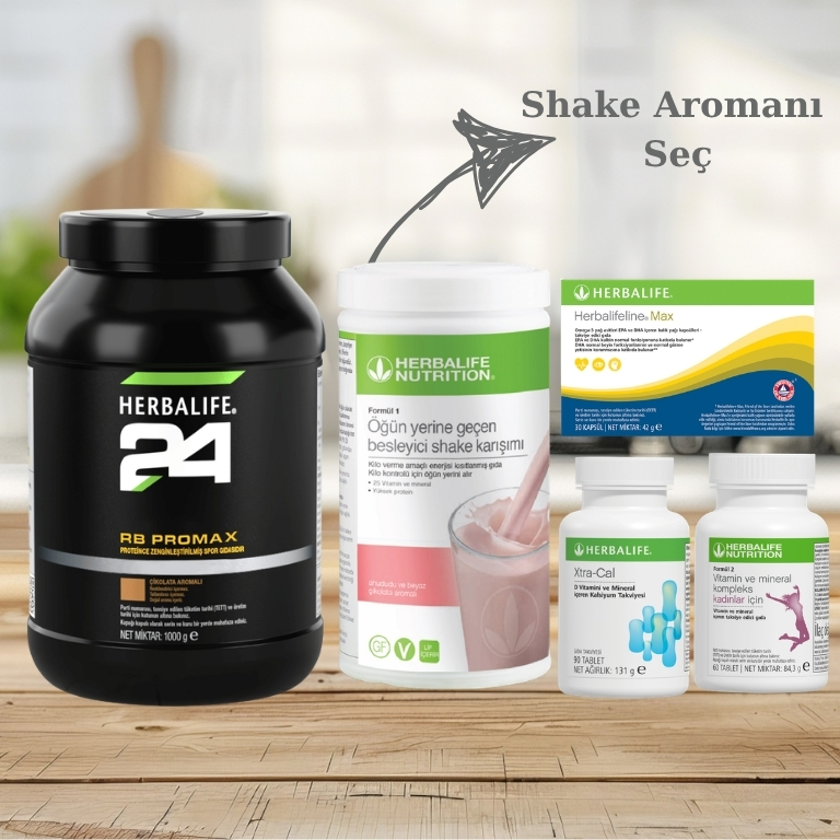 8 Herbalife Tam Kapsamlı Kadın Beslenme Paketi - Görsel 1