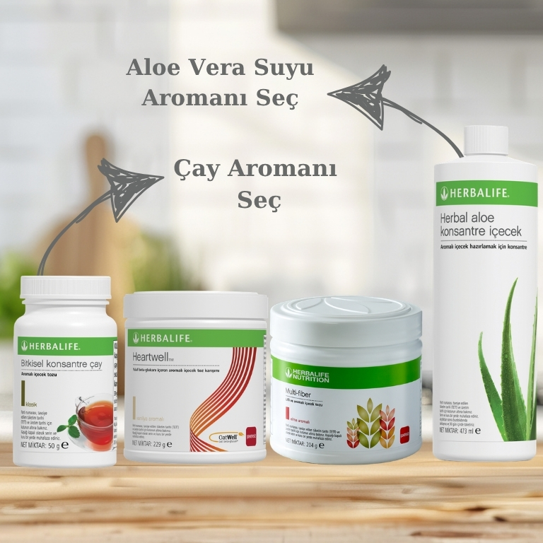 Sıkılaşma Destek Altın Paketi Herbalife Form Destek Altın Paketi - Görsel 1