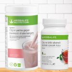 Herbalife Ahududu Shake ve Herbalife Klasik Çay 50 Gram
