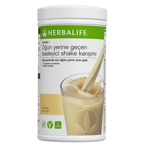 Herbalife Formül 1 Öğün Yerine Geçen Besleyici Vanilya Aromalı Shake Karışımı 550 gr